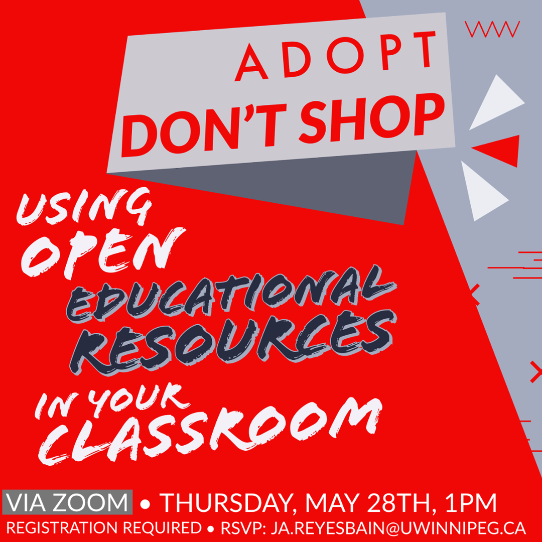 Adopt, Don't Shop: Using Open Educational Resources