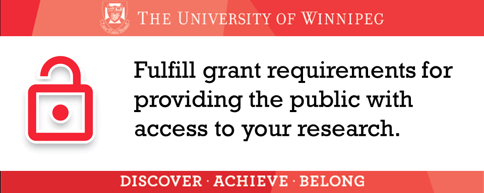 Fulfill grant requirements for providing the public with access to your research